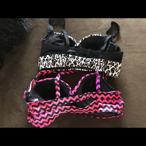 Two Torrid Size 18 Bathing Suit Quarter Length Top - Picture 4 of 4